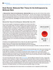 Research paper thumbnail of Review : Molecular Red : Theory for the Anthropocene by McKenzie Wark