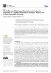 Research paper thumbnail of The Influence of Hydrogen Passivation on Conductive Properties of Graphene Nanomesh—Prospect Material for Carbon Nanotubes Growing