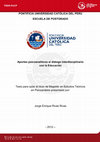 Research paper thumbnail of Aportes psicoanalíticos al diálogo interdisciplinario con la educación