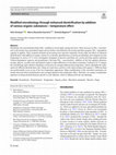 Research paper thumbnail of Modified microbiology through enhanced denitrification by addition of various organic substances-temperature effect