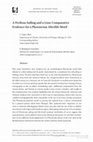 Research paper thumbnail of Carolina López-Ruiz and Esther Rodríguez González, "A Perilous Sailing and a Lion: Comparative Evidence for a Phoenician Afterlife Motif," Journal of Ancient Near Eastern Religions 22 (2022):  224-257.