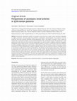 Research paper thumbnail of Frequencies of accessory renal arteries in 129 Iranian patients