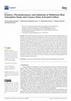 Research paper thumbnail of Kinetics, Thermodynamics, and Isotherms of Methylene Blue Adsorption Study onto Cassava Stem Activated Carbon