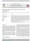 Research paper thumbnail of Application of date stone activated carbon for the removal of caffeine molecules from water