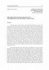 Research paper thumbnail of THE SPEECH OF IOANNIS KOLETTIS AND THE EMERGENCE OF THE GREEK "GREAT IDEA"