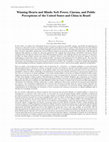 Research paper thumbnail of Winning Hearts and Minds: Soft Power, Cinema, and Public Perceptions of the United States and China in Brazil