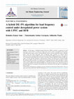 Research paper thumbnail of A hybrid DE–PS algorithm for load frequency control under deregulated power system with UPFC and RFB