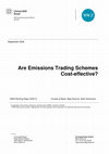 Research paper thumbnail of Are Emissions Trading Schemes Cost-effective?