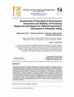 Research paper thumbnail of Assessment of Genotype X Environment Interaction and Stability of Promising Sugarcane Genotypes for Different Agronomic Characters in Peshawar Valley