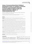 Research paper thumbnail of Using a Community-Based Early Childhood Development Center as a Platform to Promote Production and Consumption Diversity Increases Children's Dietary Intake and Reduces Stunting in Malawi: A Cluster-Randomized Trial