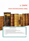 Research paper thumbnail of Fıkıh Okumaları 1. Ünite