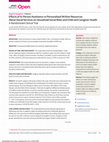 Research paper thumbnail of Effects of In-Person Assistance vs Personalized Written Resources About Social Services on Household Social Risks and Child and Caregiver Health