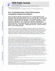 Research paper thumbnail of Part I: A Quantitative Study of Social Risk Screening Acceptability in Patients and Caregivers