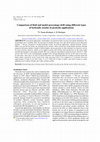 Research paper thumbnail of Comparison of field and model percentage drift using different types of hydraulic nozzles in pesticide applications