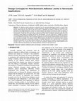 Research paper thumbnail of Design Concepts for Peel-Dominant Adhesive Joints in Aeronautic Applications