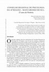 Research paper thumbnail of CONSELHO REGIONAL DE PSICOLOGIA DA 14ª REGIÃO -MATO GROSSO DO SUL: 25 anos de História