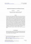 Research paper thumbnail of Algorithmic Management in the Platform Economy