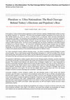 Research paper thumbnail of Pluralism vs. Ultra-Nationalism: The Real Cleavage Behind Turkey's Elections and Populism's R Written by Nora Fisher-Onar