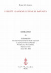 Research paper thumbnail of ‘I delitti, i castighi, le pene, le impunità'