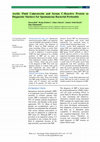 Research paper thumbnail of Ascitic Fluid Calprotectin and Serum C-Reactive Protein as Diagnostic Markers for Spontaneous Bacterial Peritonitis