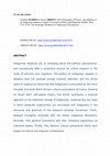 Research paper thumbnail of Imazighen of France : Developing Indigeneity in Diaspora