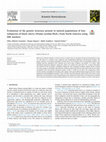 Research paper thumbnail of Evaluation of the genetic structure present in natural populations of four subspecies of black cherry (Prunus serotina Ehrh.) from North America using SSR markers