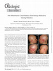 Research paper thumbnail of Anti-Inflammatory Cream Reduces Skin Damage Induced by Ionizing Radiation