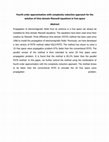 Research paper thumbnail of Fourth order approximation with complexity reduction approach for the solution of time domain maxwell equations in free space