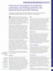 Research paper thumbnail of From locum‐led outposts to locally led continuous rural training networks: the National Rural Generalist Pathway