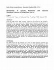 Research paper thumbnail of Development of Avocado Rootstocks with Improved Resistance/Tolerance to Phytophthora Root rot