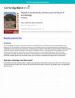 Research paper thumbnail of Walled in: borderlands, frontiers and the future of archaeology