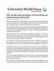 Research paper thumbnail of The perils and promises of becoming an autonomous university