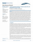 Research paper thumbnail of Vertically integrated models for coupled two-phase flow and geomechanics in porous media