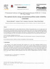 Research paper thumbnail of The optimal electric energy procurement problem under reliability constraints