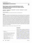 Research paper thumbnail of Mental imagery content is associated with disease severity and specific brain functional connectivity changes in patients with Parkinson's disease