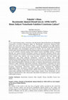 Research paper thumbnail of Fuḳahāʾ-i Rūm: Beyāżīzāde Aḥmed Efendi'nin (ö. 1098/1687) Rūmī Aidiyet Temelinde Fakihleri Listeleme Çabası / Fuqahāʾ al-Rūm: Attempt of Bayāḍīzāda Aḥmad Efendi (d. 1098/1687) to List Fuqahāʾ on the Basis of Rūmī Identity