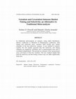 Research paper thumbnail of Variation and Covariation between Market Timing and Selectivity: an Alternative to Traditional Meta-analysis