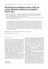 Research paper thumbnail of Revisiting the population status of the sea urchinDiadema antillarumin northern Puerto Rico