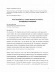 Research paper thumbnail of Postcolonial theory and EU–Middle East relations: Recognizing Co-Constitutions