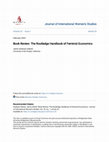 Research paper thumbnail of Book Review: The Routledge Handbook of Feminist Economics Book Review: The Routledge Handbook of Feminist Economics