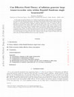 Research paper thumbnail of Can Effective Field Theory of inflation generate large tensor-to-scalar ratio within Randall–Sundrum single braneworld?