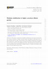 Research paper thumbnail of Modulus stabilization in higher curvature dilaton gravity