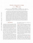 Research paper thumbnail of Wormhole calculus without averaging gravity from O(N)q−1 tensor model