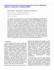 Research paper thumbnail of Magnetic performances and switching behavior of Co-rich CoPtP micro-magnets for applications in magnetic MEMS