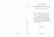 Research paper thumbnail of Carolina BIANCHI, I “Bandi romani” del 1447-1449. (Ri)edizione e commento linguistico. Introduzione storica di Daniele LOMBARDI, Roma nel Rinascimento 2023 (RR inedita 102, saggi)