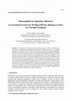 Research paper thumbnail of Metacognition in Epistolary Rethoric: A Case-based System for Writing Effective Business letters in a Foreign Language