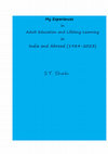 Research paper thumbnail of MY PROFESSIONALEXPERIENCES IN ADULT &LIFELONG LEARNING IN INDIA & ABROAD