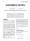 Research paper thumbnail of Further Investigations in the Emulation of Nonlinear Systems with Volterra Series