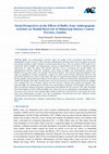 Research paper thumbnail of Social Perspectives on the Effects of Buffer Zone Anthropogenic Activities on Mashili Reservoir of Shibuyunji District, Central Province, Zambia