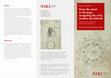 Research paper thumbnail of Maarten van Heemskerck’s Roman sketchbook in restoration. Results from material and codicological research (May 26, 2023)